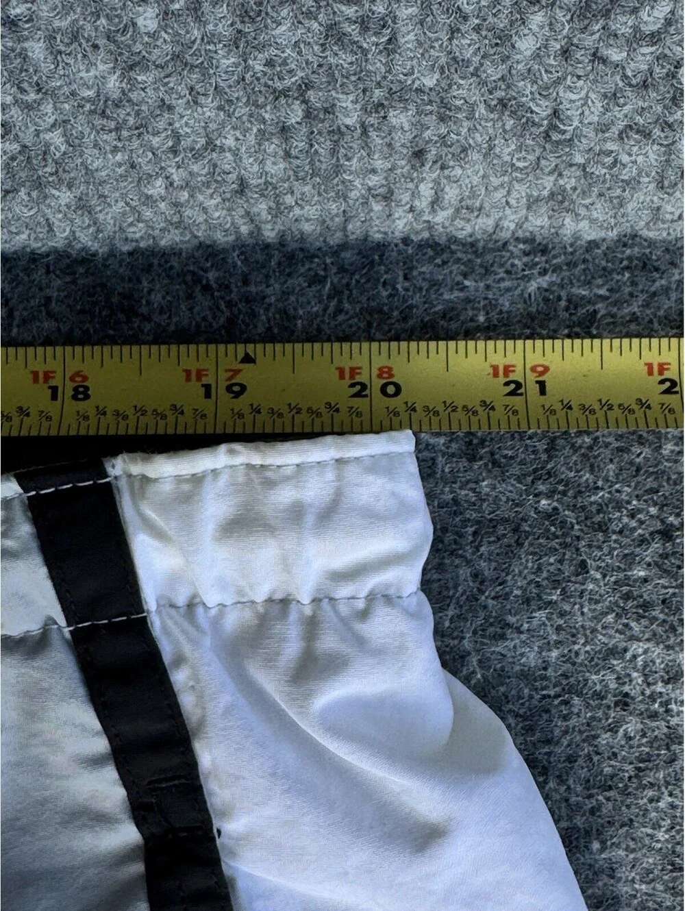 Nautica Competition Swim Trunks Men’s L Silver Medal Gray Nylon Board Shorts